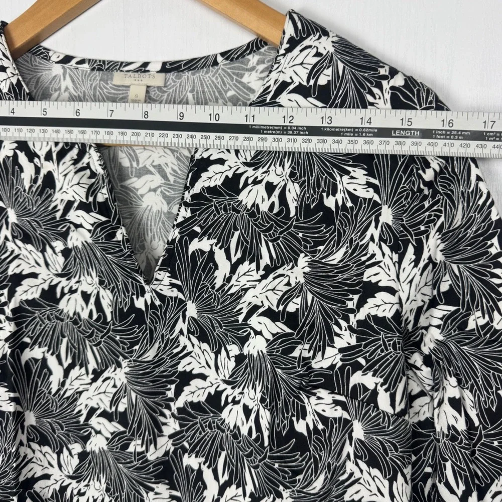 Talbots black white